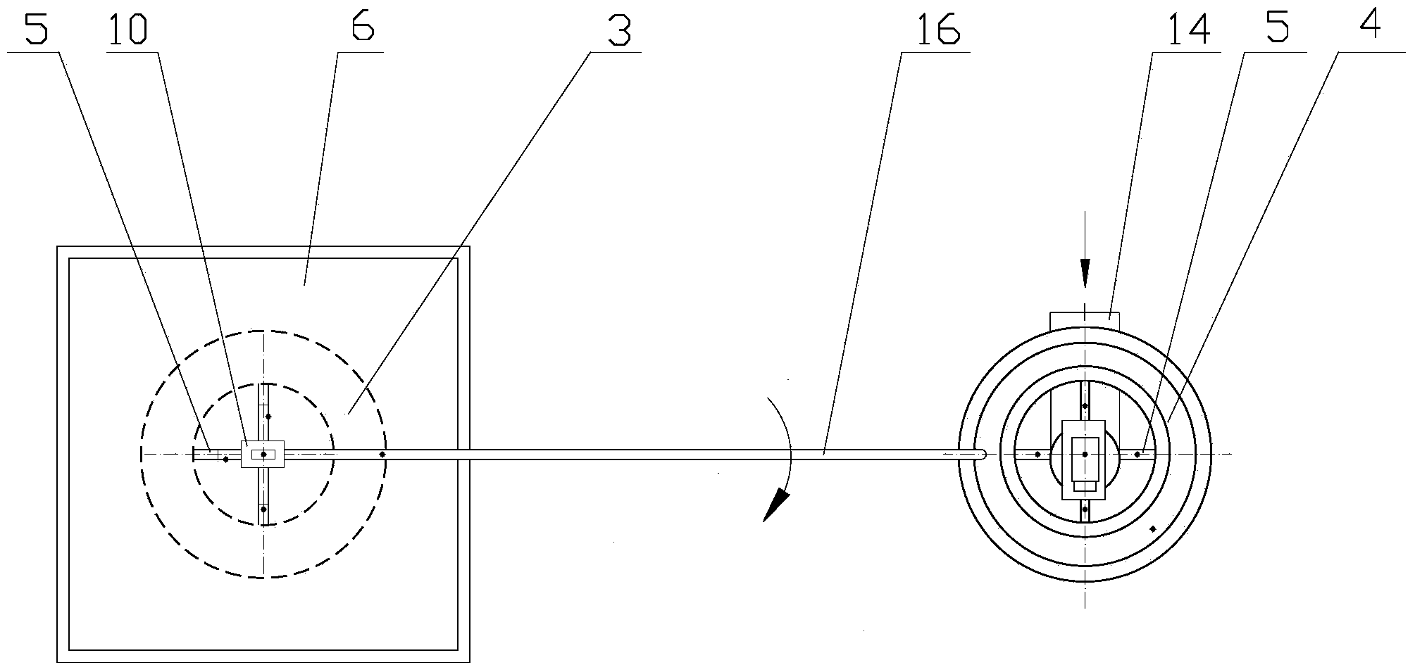 Mobile oxygenation device for bottom water body of aquaculture pond