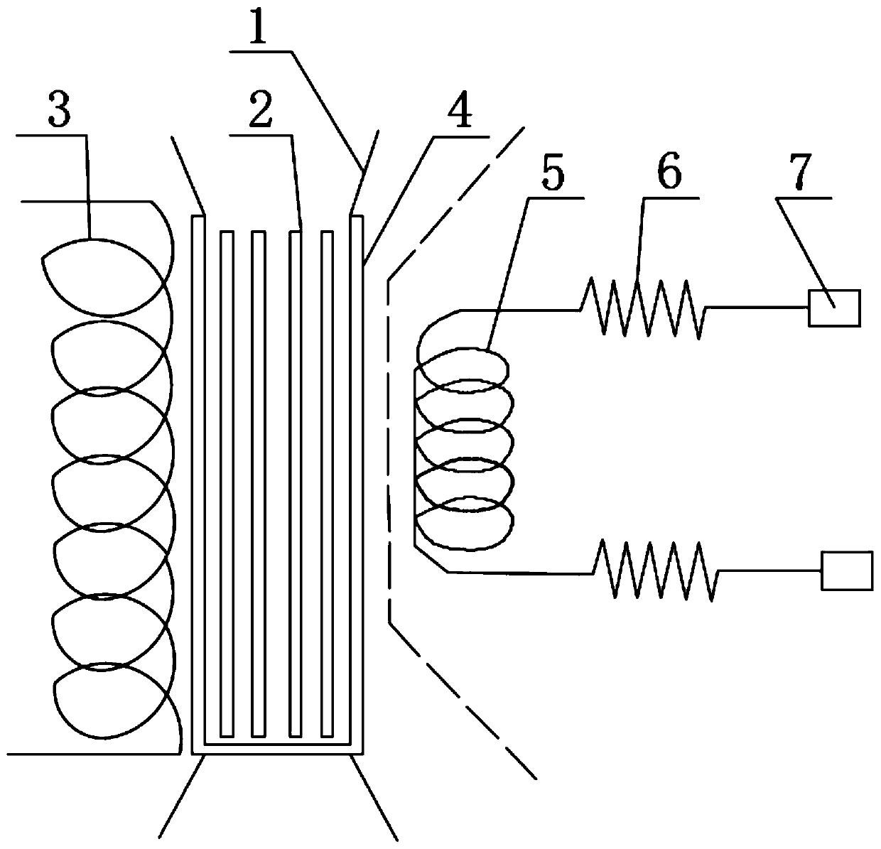 High-frequency micro-electric protection mutual inductor