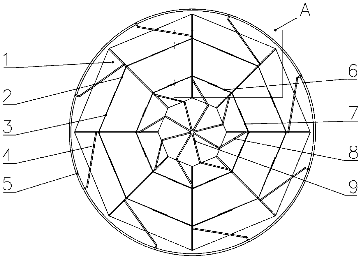 Size-variable annular working water tank structure for ultrasonic scanning of large-scale ring piece