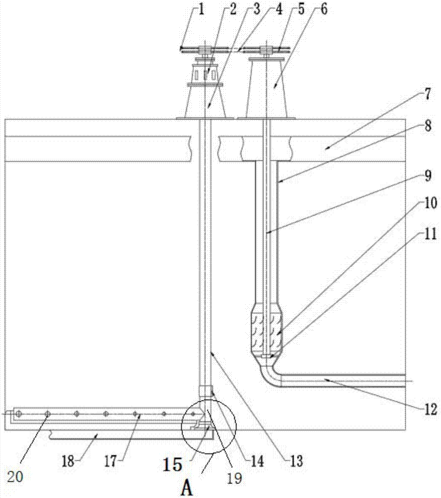 Sedimentation tank water treatment suction dredger