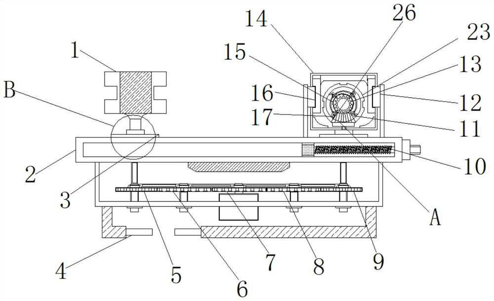 Building ultrasonic measuring instrument for automatically acquiring data by using crank structure