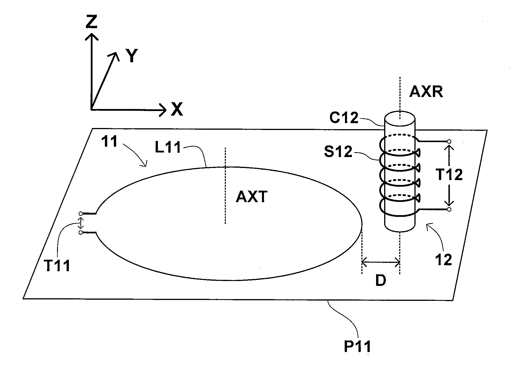 Transmit and receive antenna