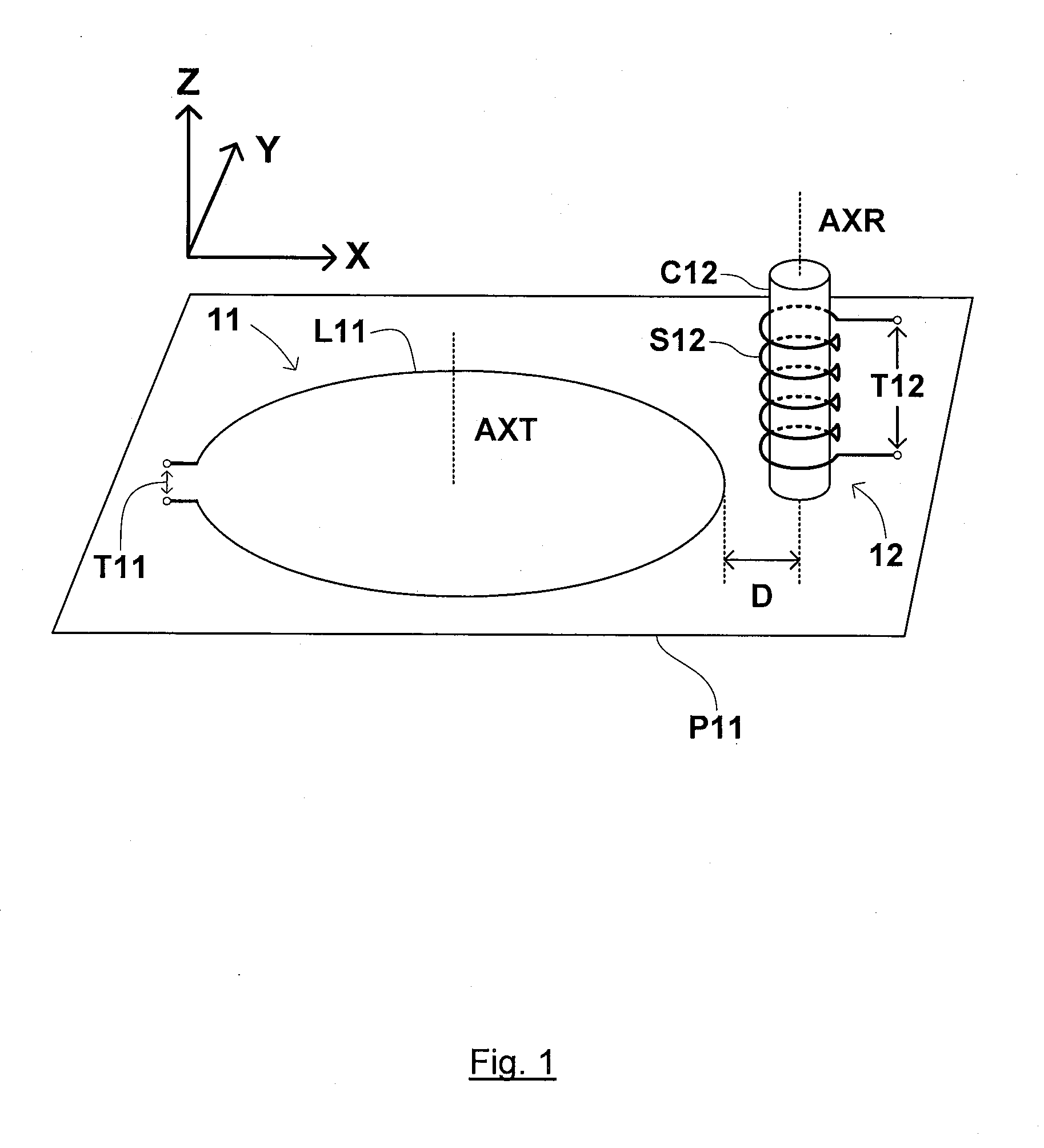 Transmit and receive antenna