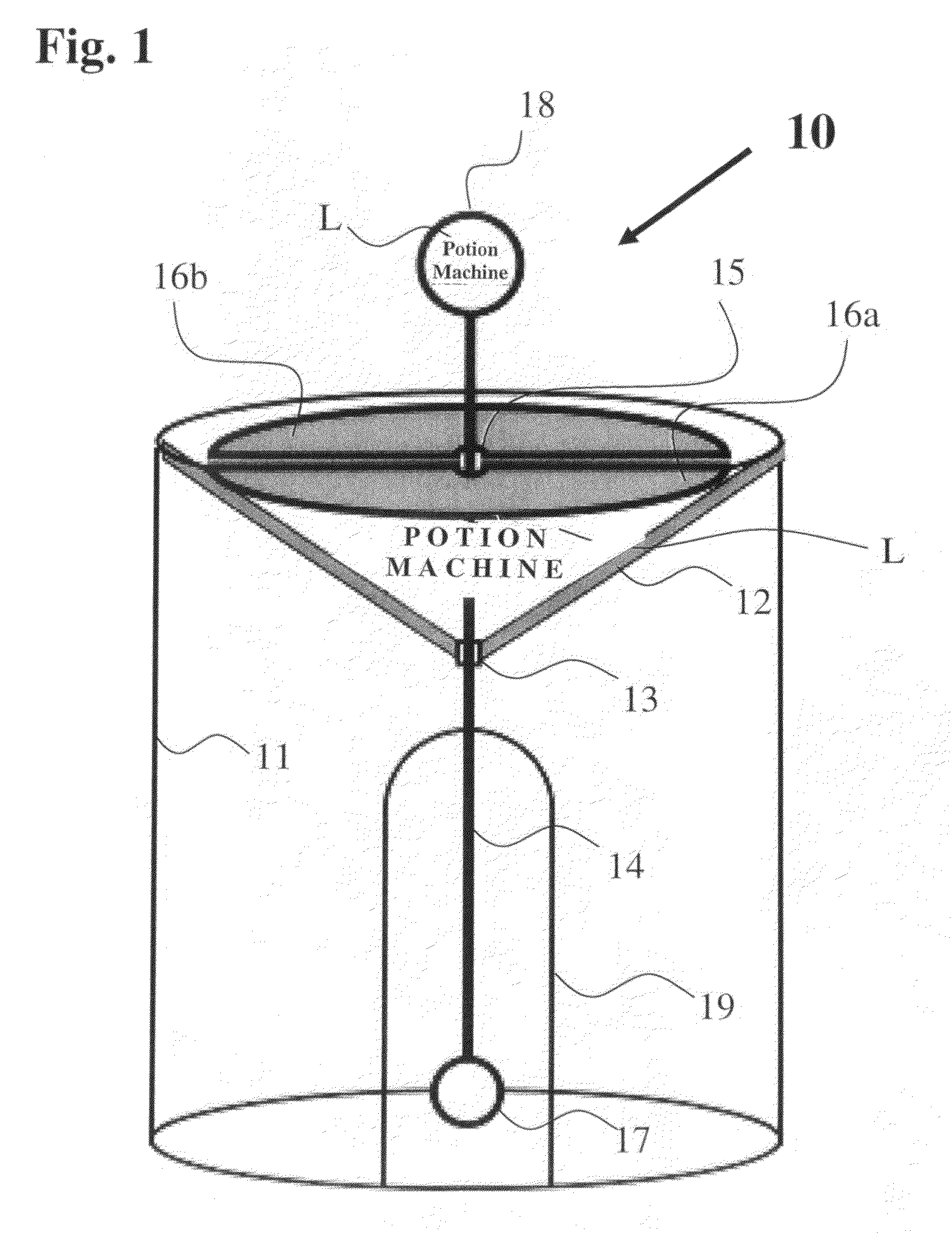 Drink layering potion machine