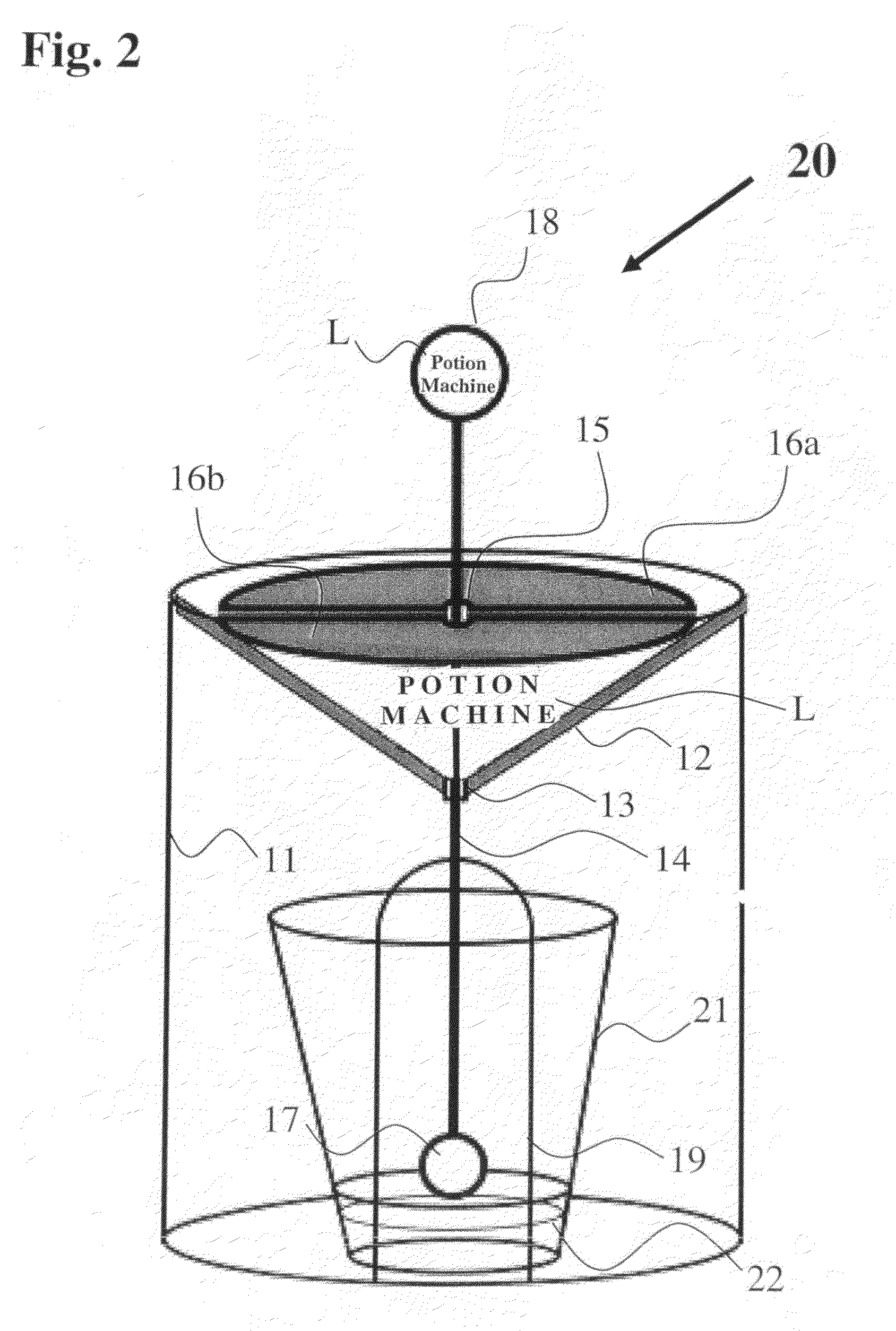 Drink layering potion machine