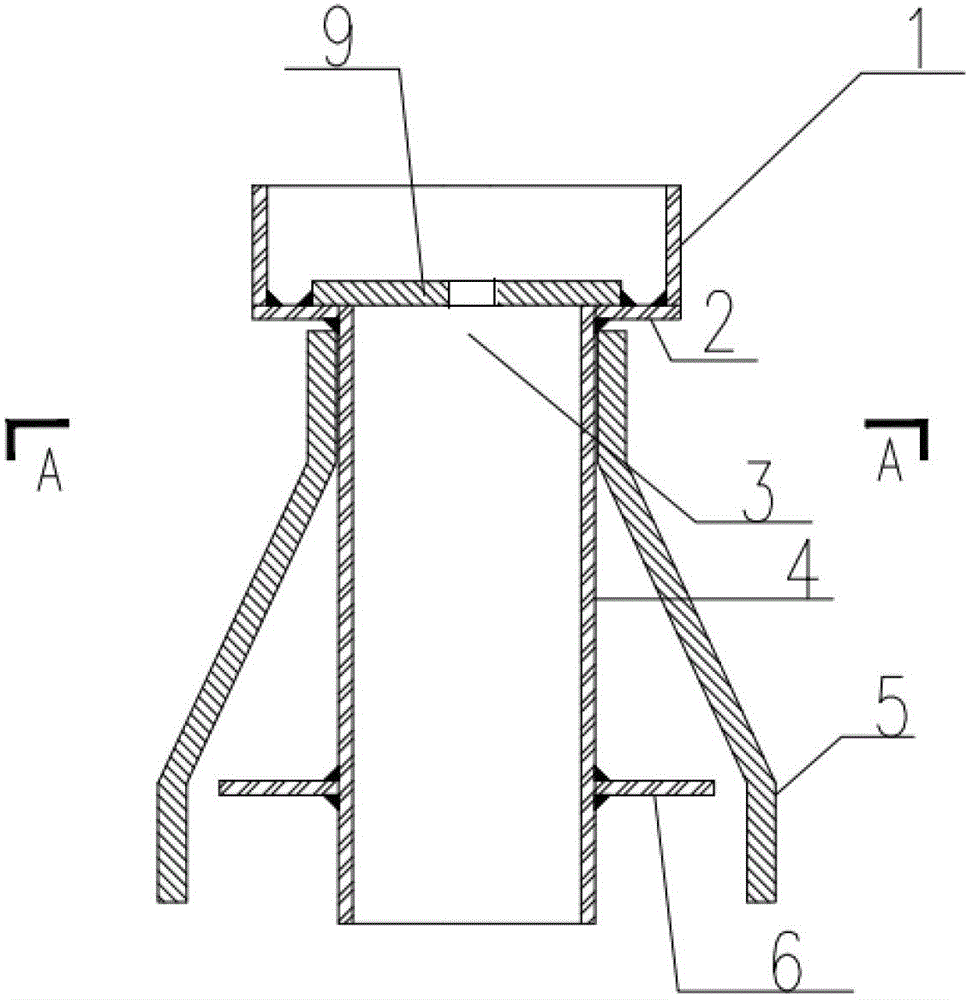 Waterproof structure for shield-method tunnel anti-floating anchor rod node