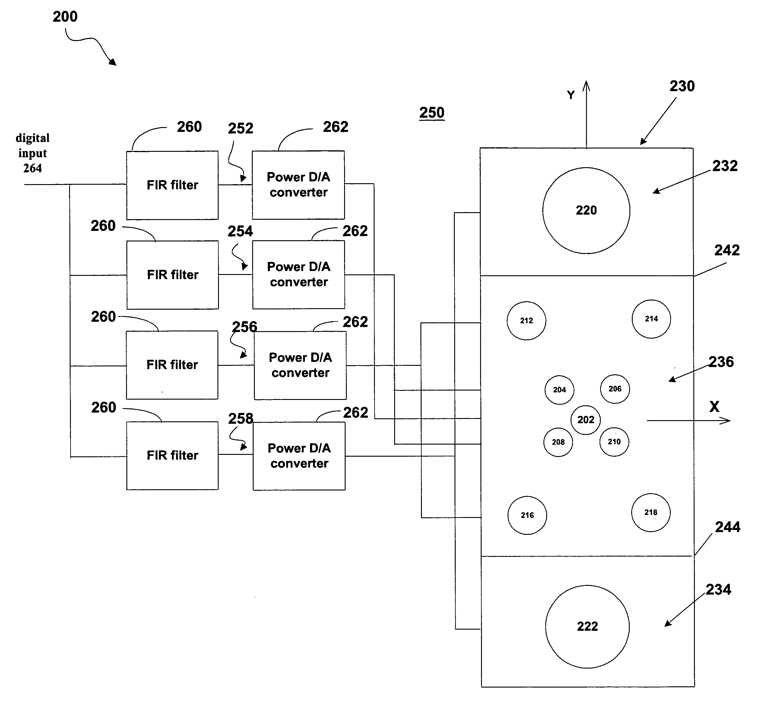 Loudspeaker array system