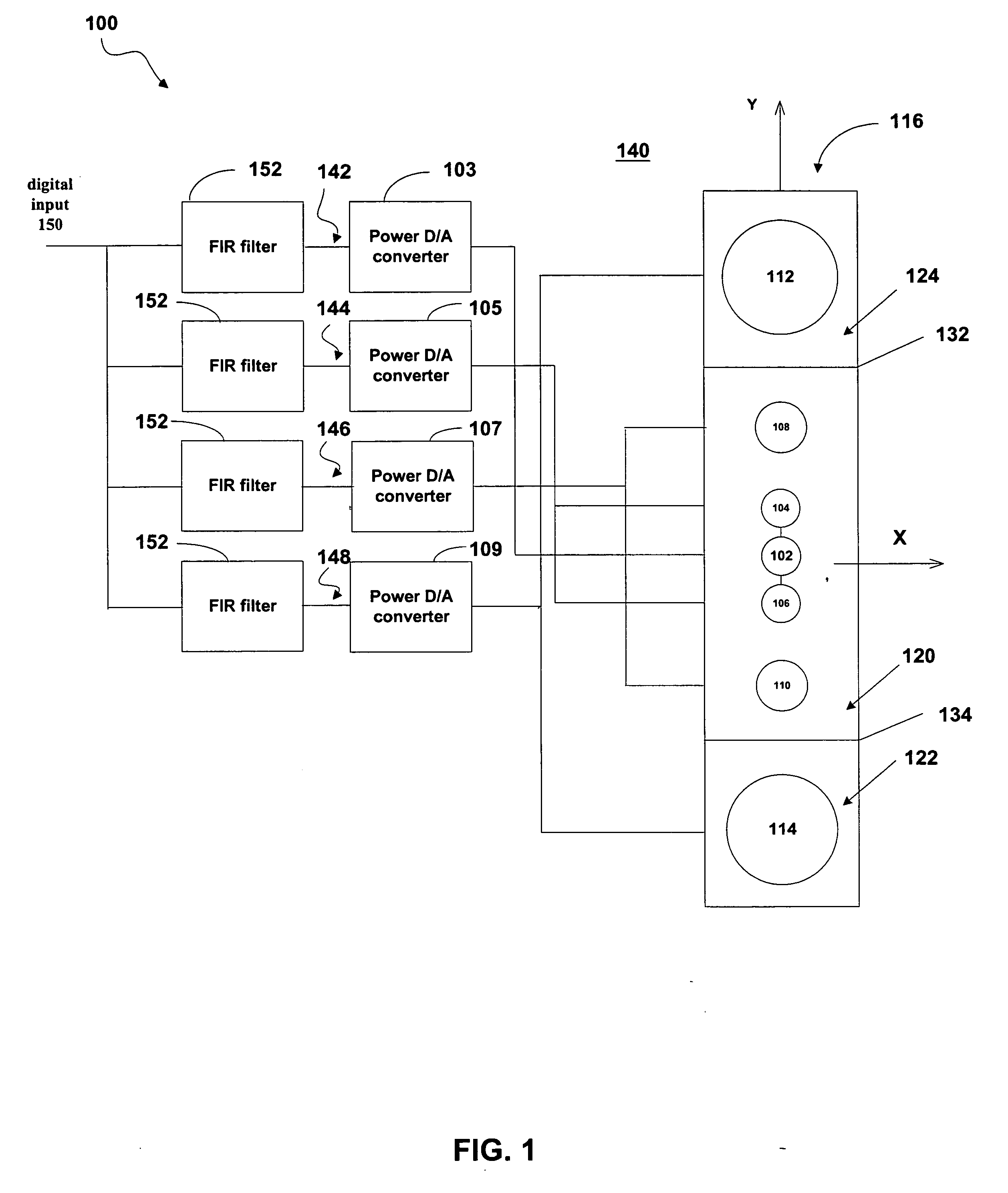 Loudspeaker array system