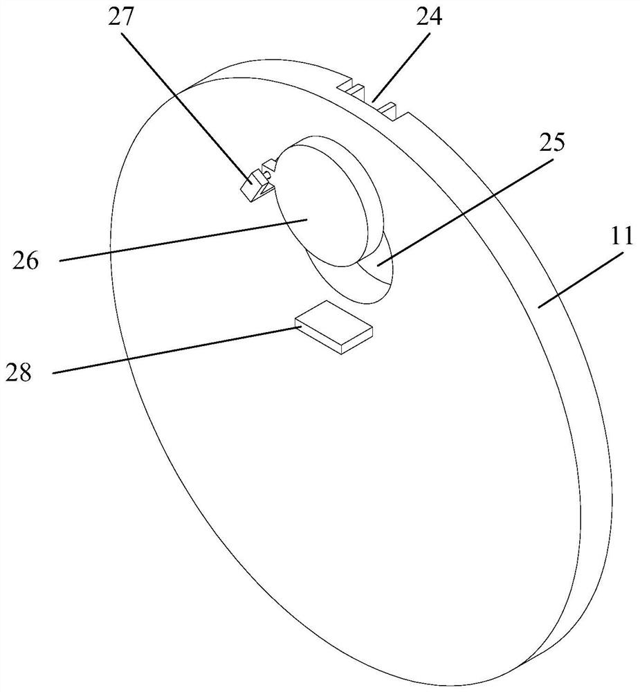 an auxiliary baffle