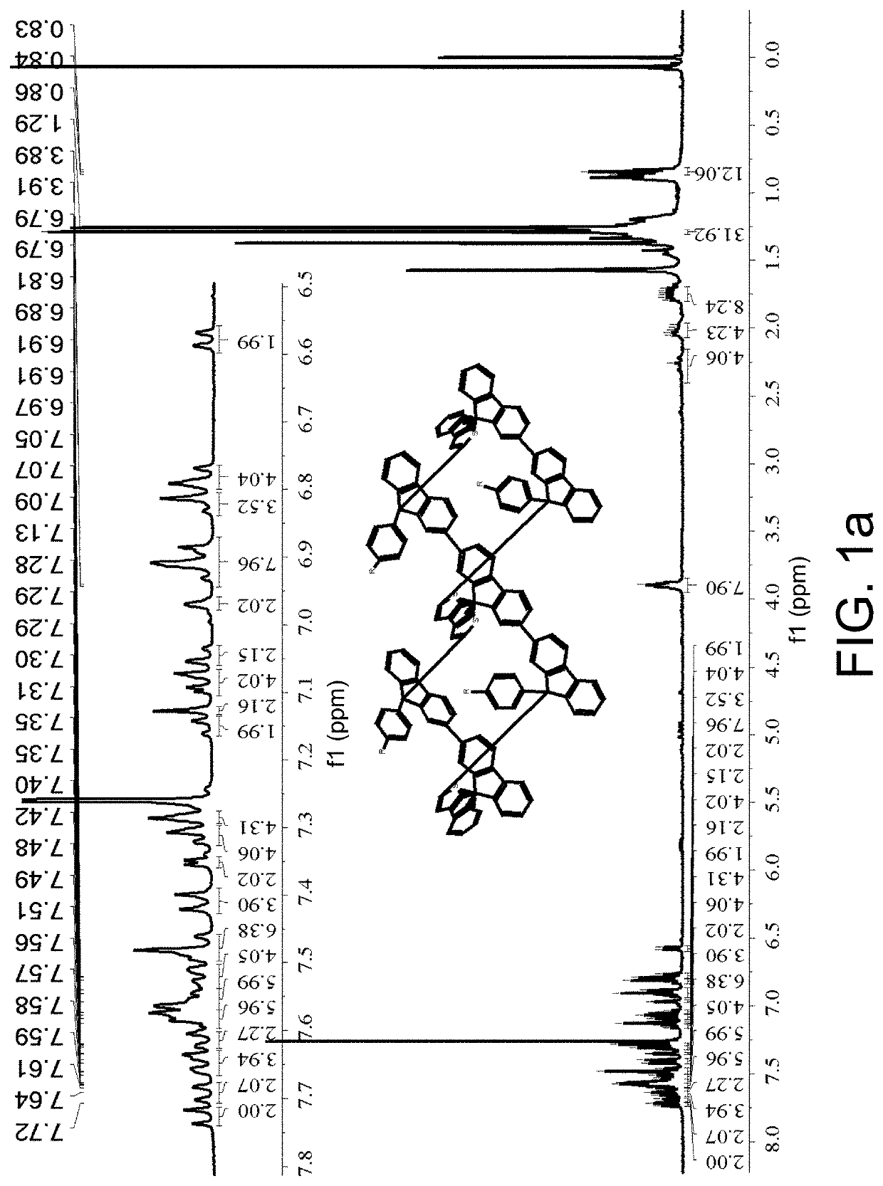 Organic polyspirogrid nano polymer material and preparation method therefor