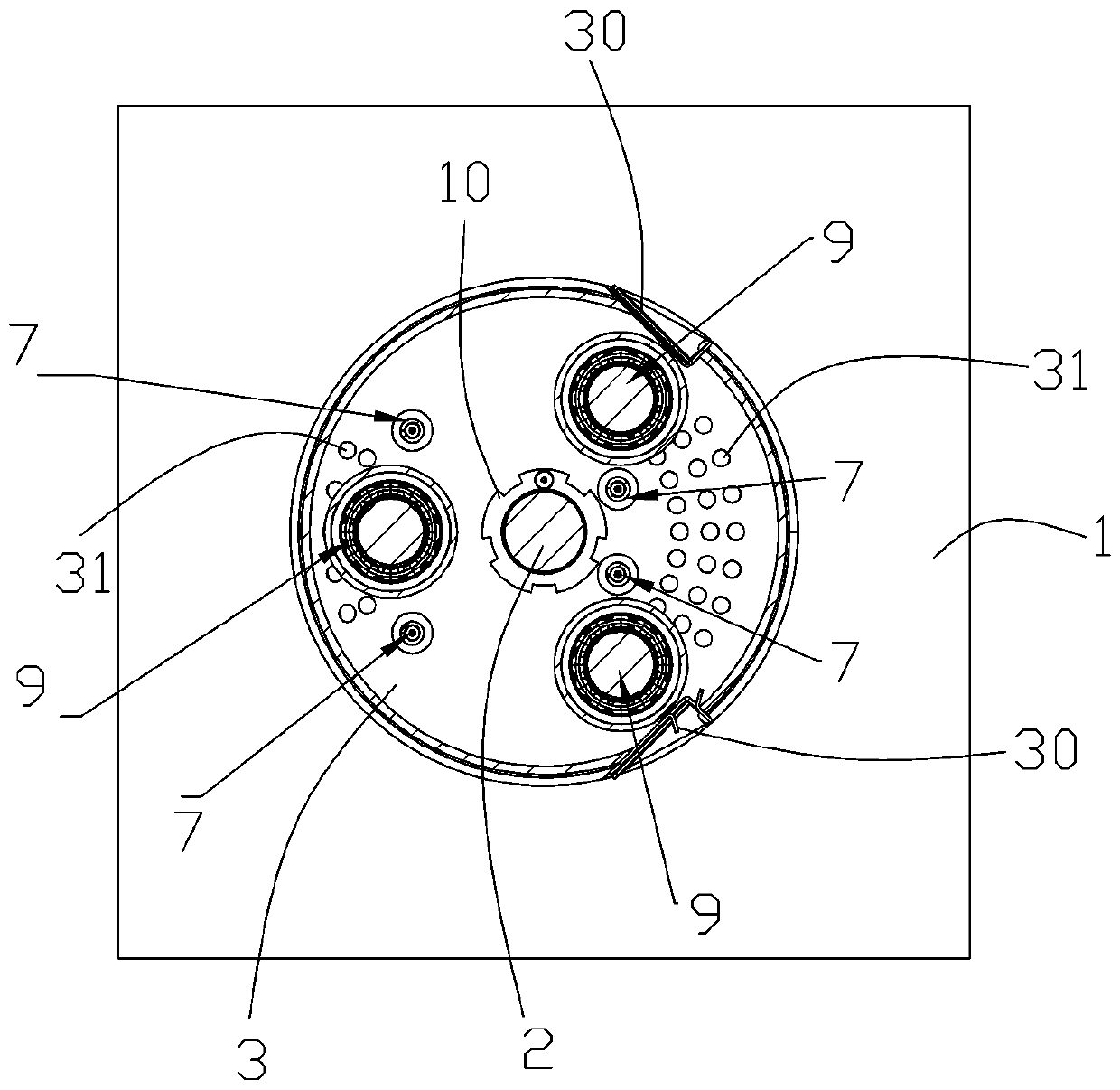 Dust removal mechanism