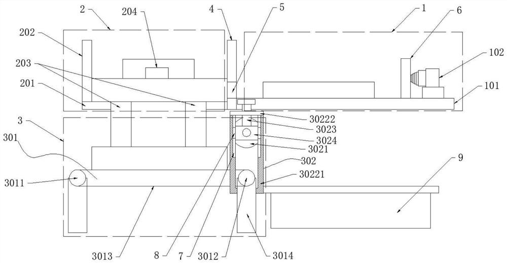 Penetrating pipe rolling device