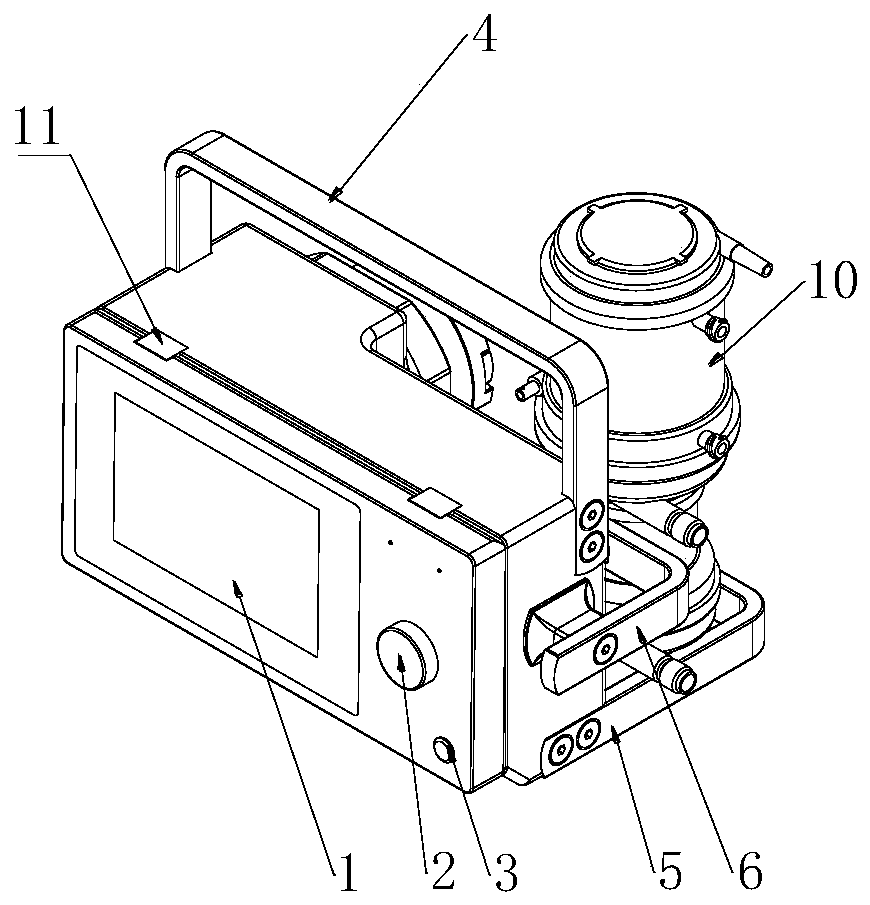 Extracorporeal life support flood circulation device and flow path design method thereof