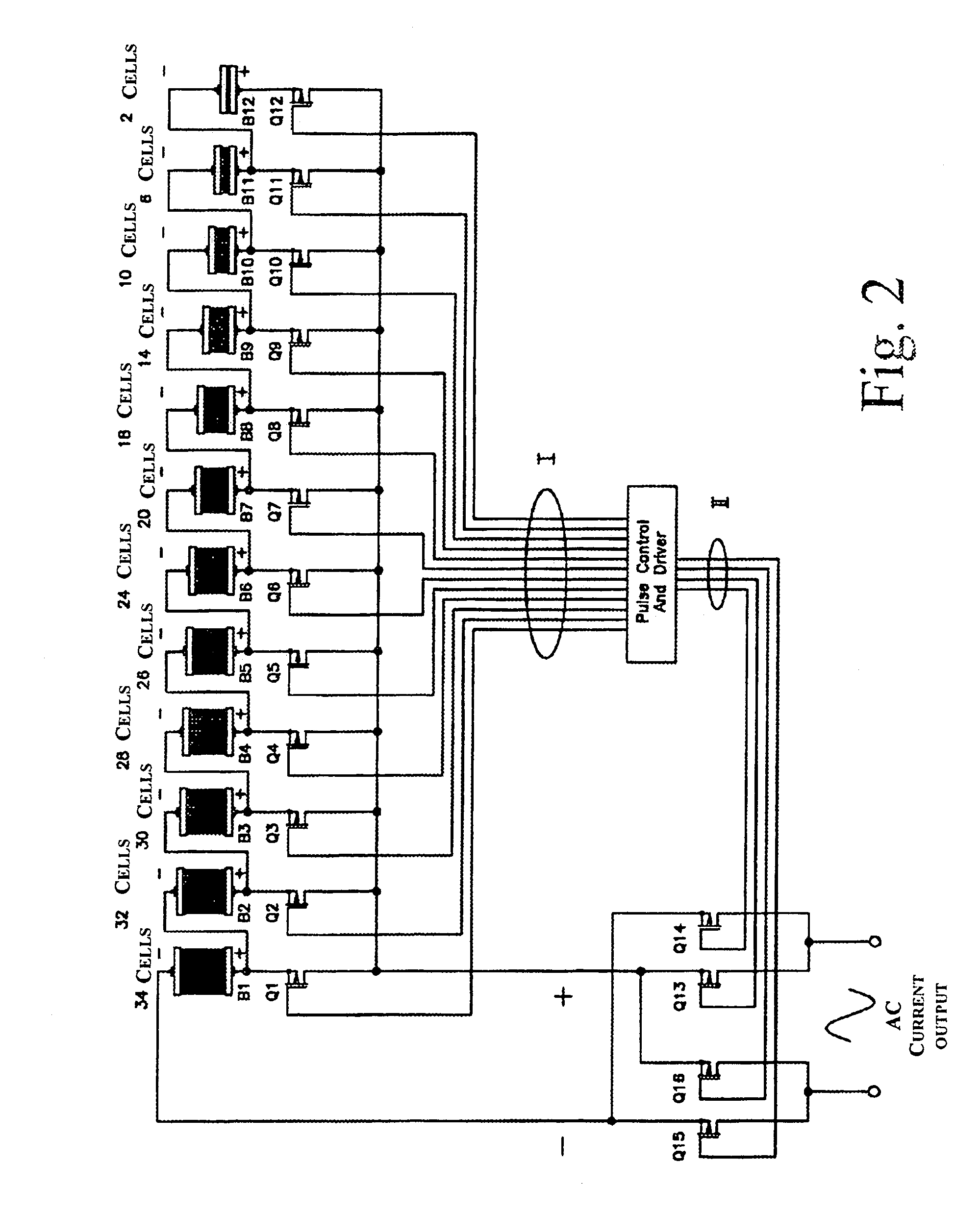 Transformerless static voltage inverter for battery systems