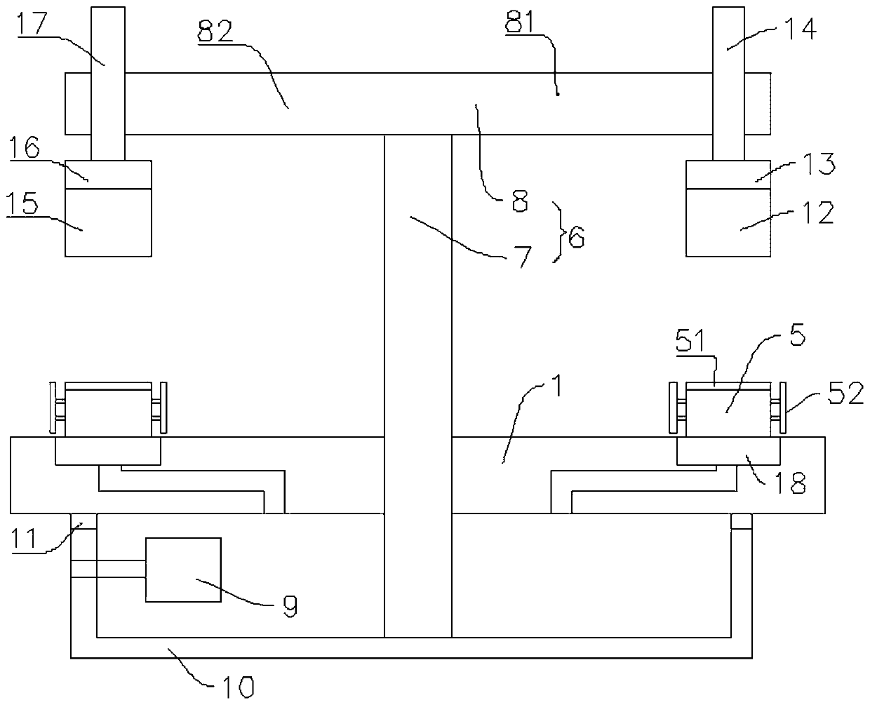 Seamless sculpture elastic band production device