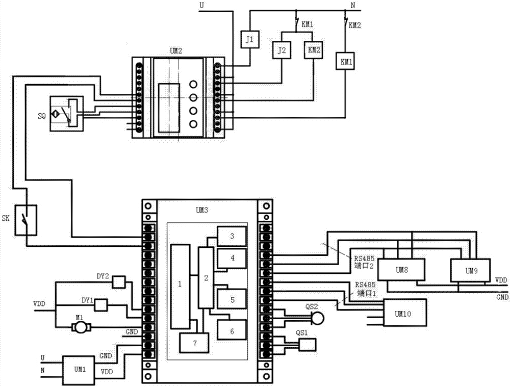 Oil well intelligent control method and device