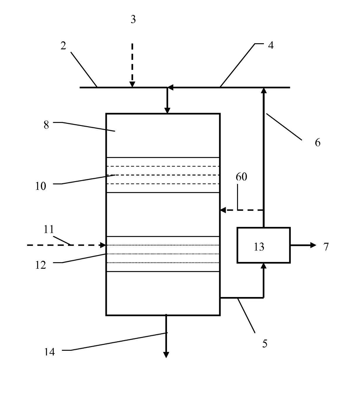 Process and apparatus for producing fuel from a biological origin through a single hydroprocessing step in the presence of a NiW catalyst