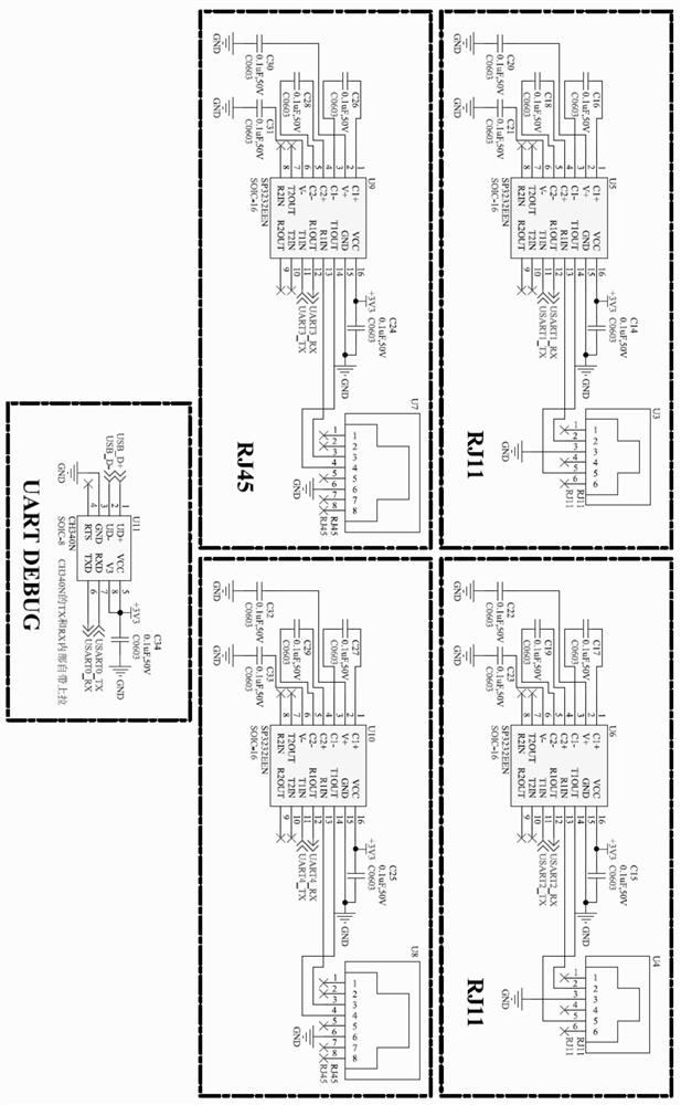 Composite function multi-motor drive and control integrated special integrated circuit and test vehicle