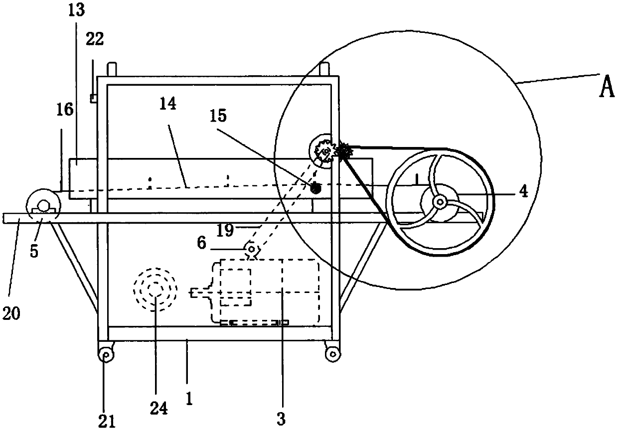 Chicken and duck breast opening machine capable of working efficiently