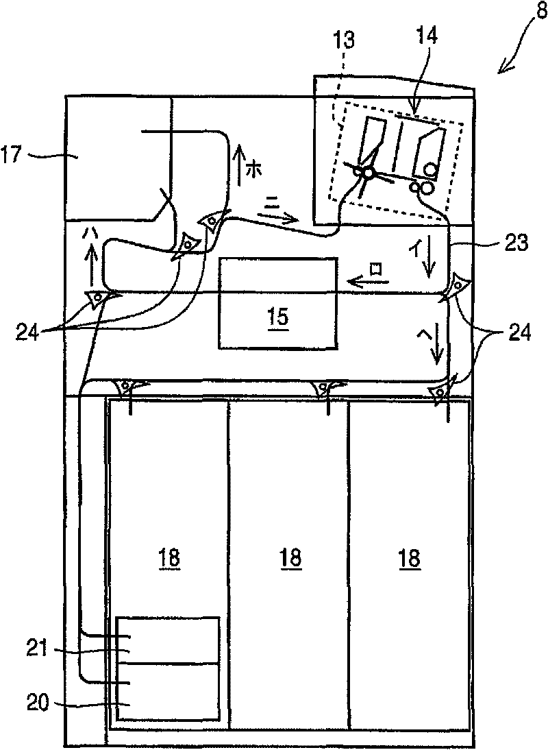 Cash deposit machine