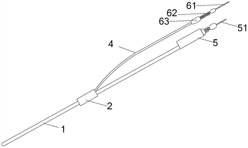 Three-point porcelain sleeve vibration detector