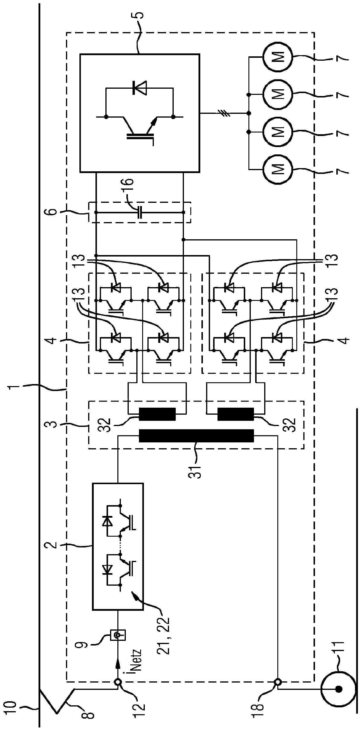 Drive system for a rail vehicle