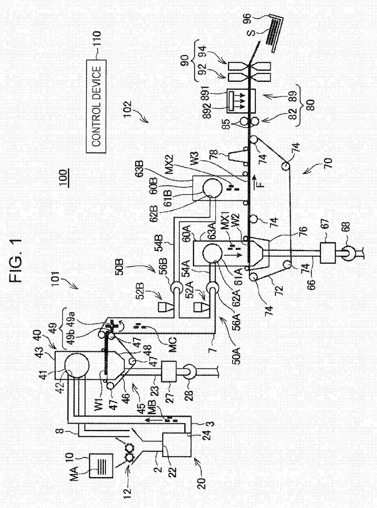 Sheet manufacturing apparatus and sheet manufacturing method