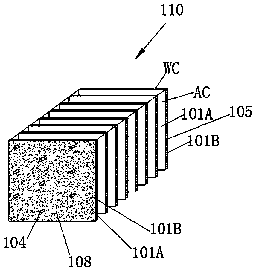 Heat exchanging structure with corresponding features as well as heat exchanger and application method thereof