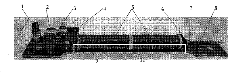 Magnetism in-situ detection method for metal cracking expansion under condition of variable magnetic excitation