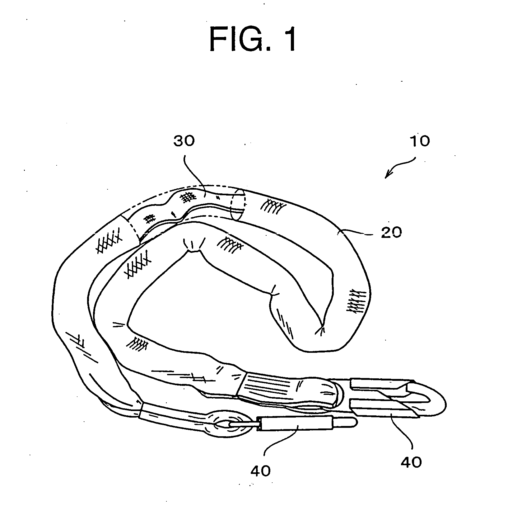 Shock absorbing rope