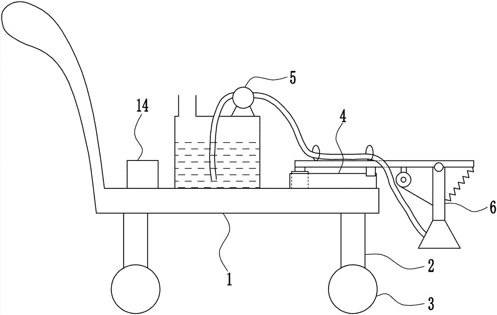 Efficient landscaping medicine spraying device