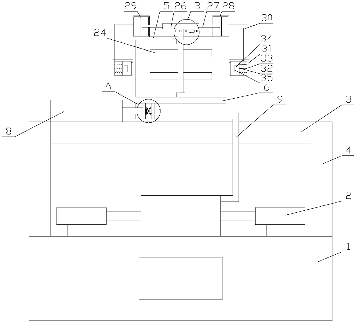 Die-casting equipment with quantifying function for 5G wireless network bridge