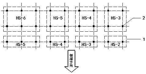 A network connection method for directional blasting demolition block slash initiation blasting