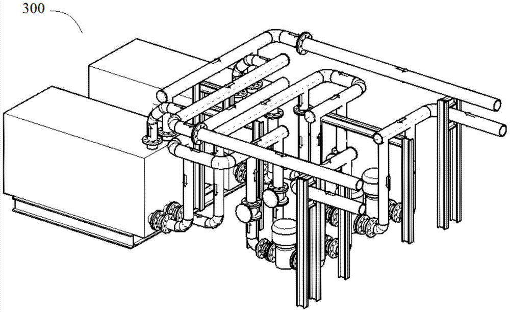 Assembly method of HVAC self-contained computer room and HVAC self-contained computer room