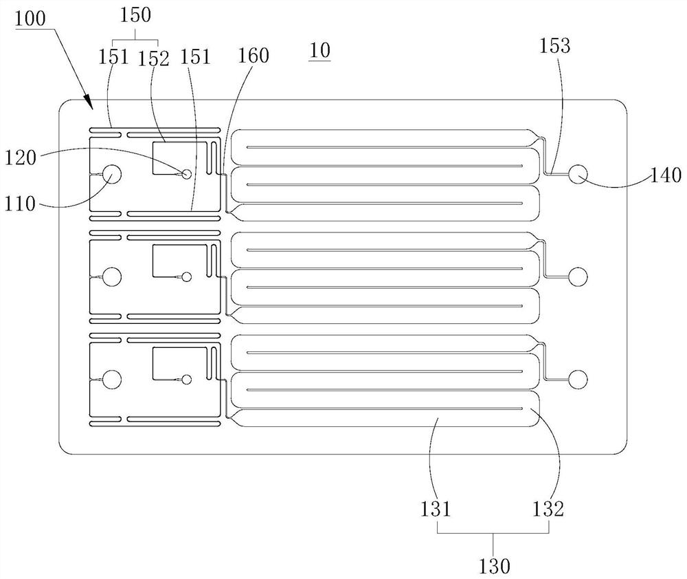 Liquid drop type PCR chip and liquid drop type PCR detection system