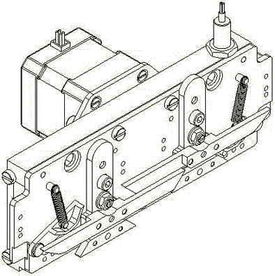 Device for controlling sinker to be opened and closed and full-automatic computerized flat knitting machine adopting device