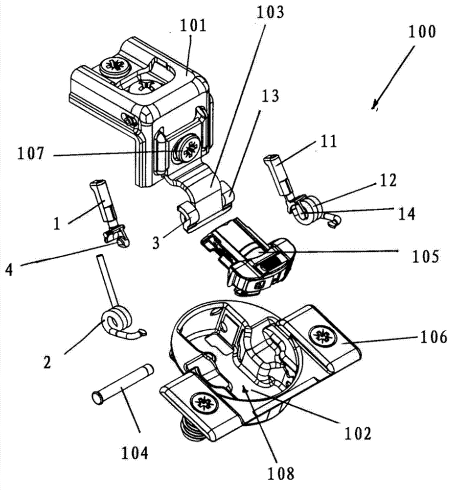 Furniture hinge