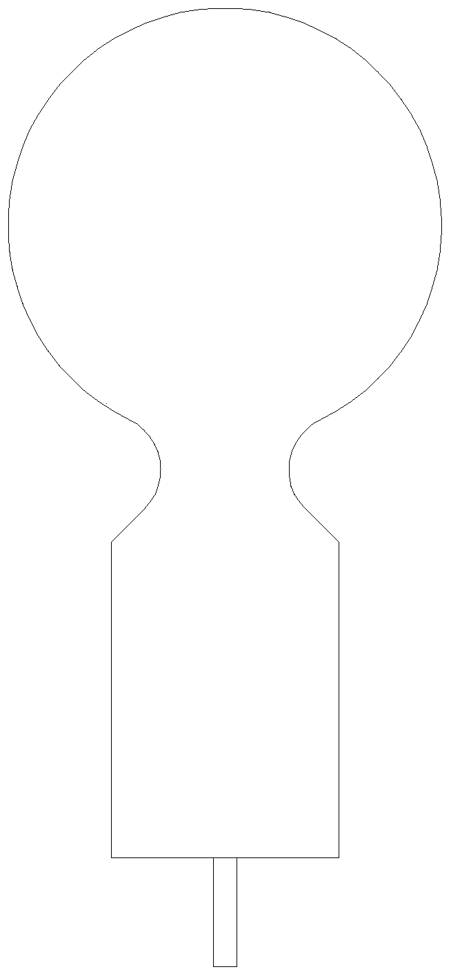 Spherical electrode and spherical capacitive hysteresis type liquid level switch containing the spherical electrode