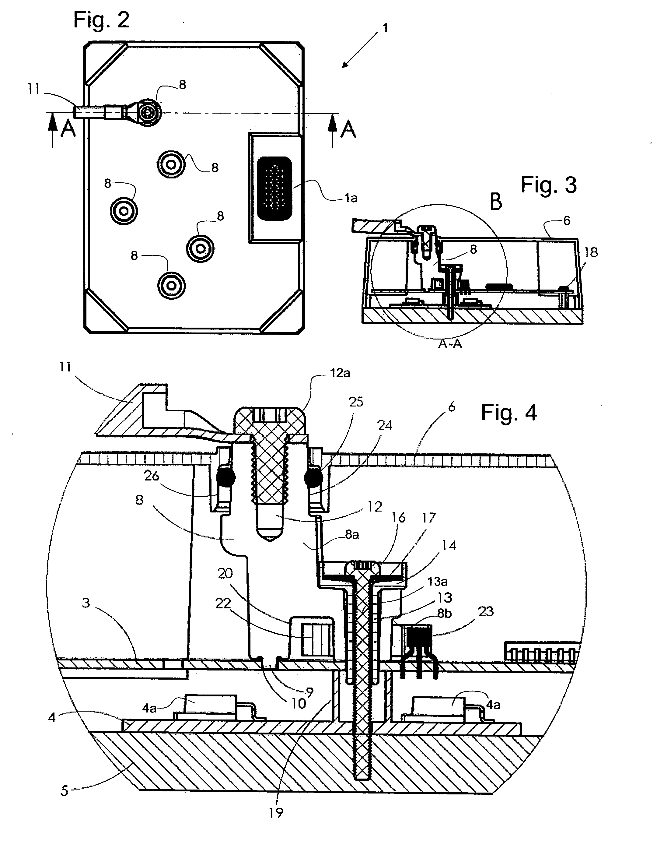 Power terminal and a unit comprising such power terminal