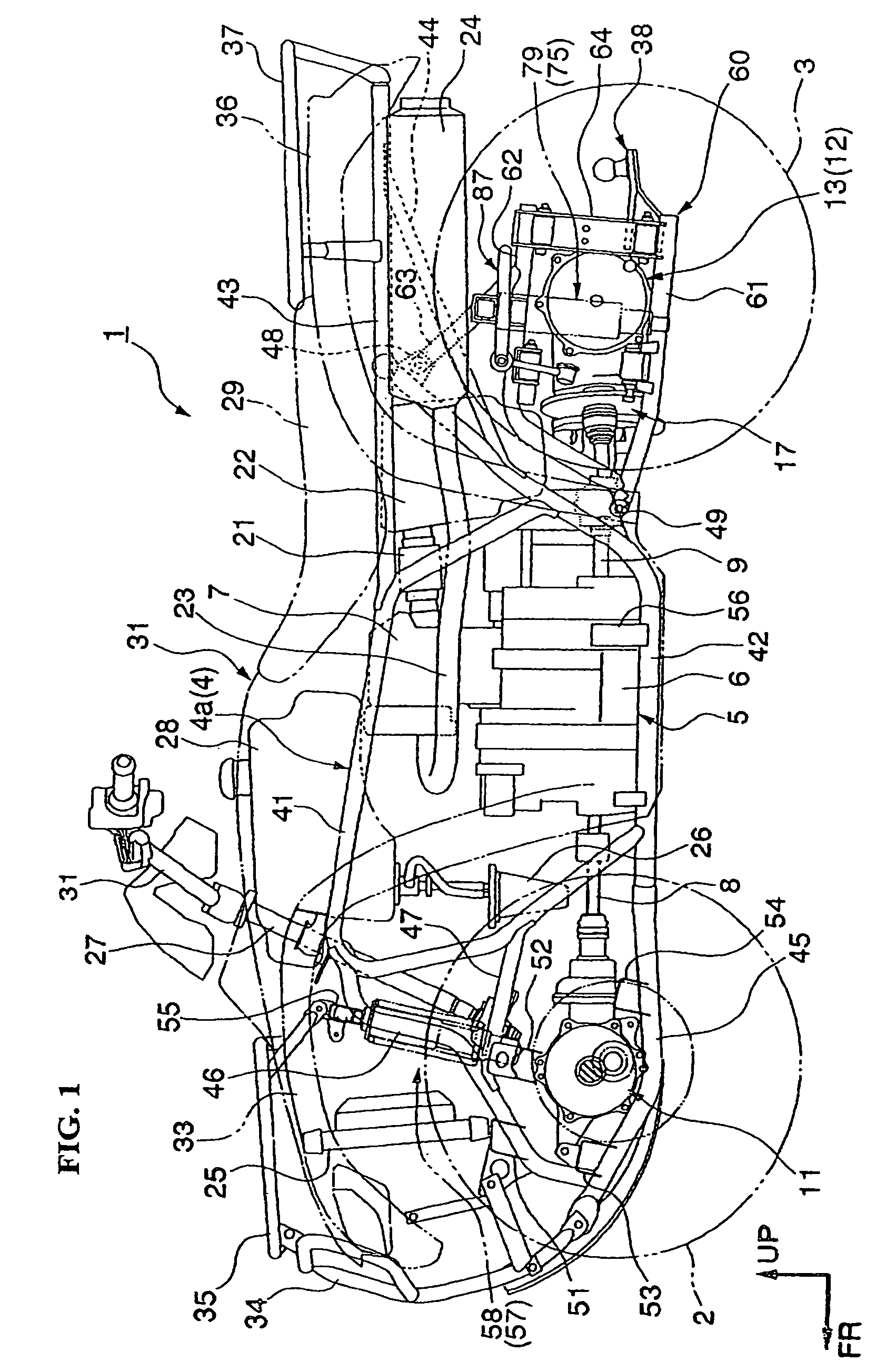 Vehicle frame structure