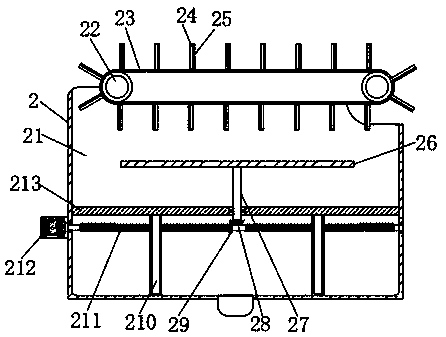 Environment-friendly oilfield sewage treatment device