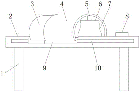 Anti-radiation CT scanning bed