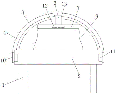 Anti-radiation CT scanning bed