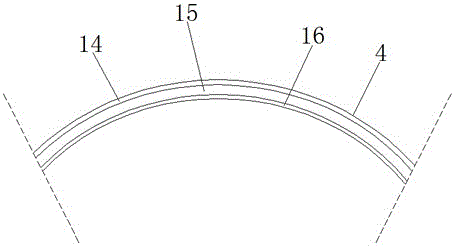 Anti-radiation CT scanning bed