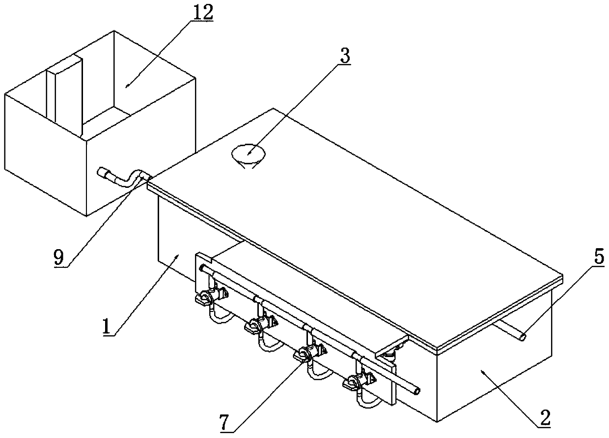 Quick anaerobic fermentation system of livestock and poultry liquid dung