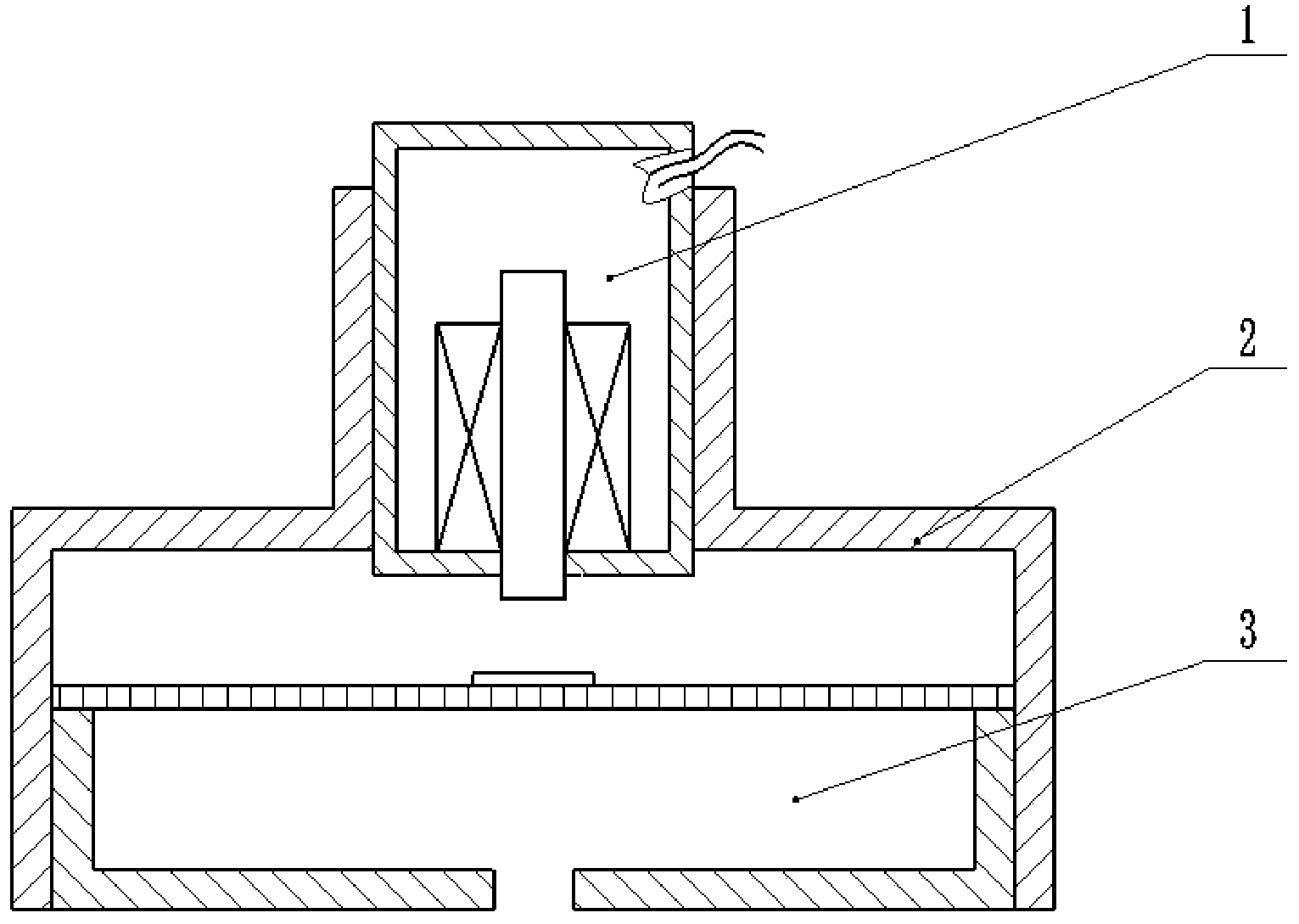 Synthetic jet device based on electromagnetic drive