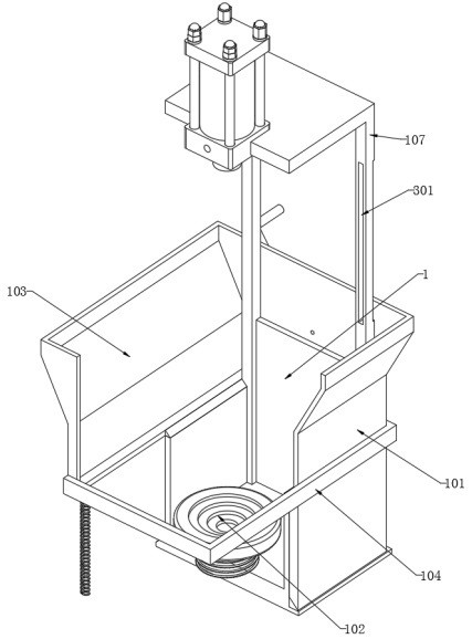 A heat-loading machine for embedded aluminum rollers that can quickly cool down