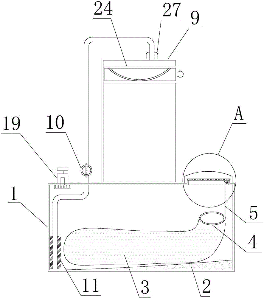 Automatic fermenting and filtering equipment for making wine from grapes