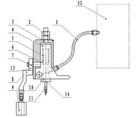 Gluing and filming machine