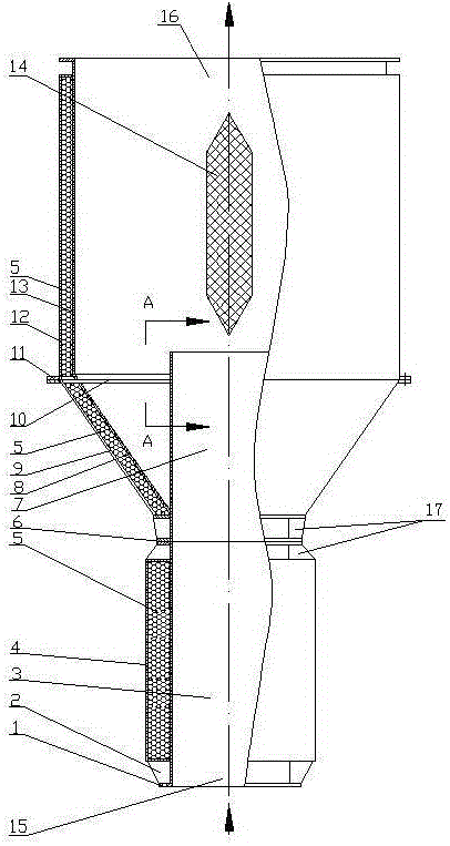 High-pressure fan silencer